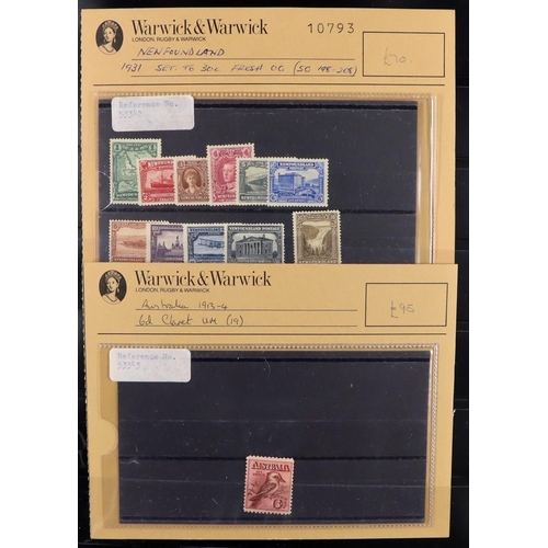 115 - WORLD RANGES in two stockbooks, includes Great Britain QV covers incl pre-stamp mail, 1911-13 2s6d m... 