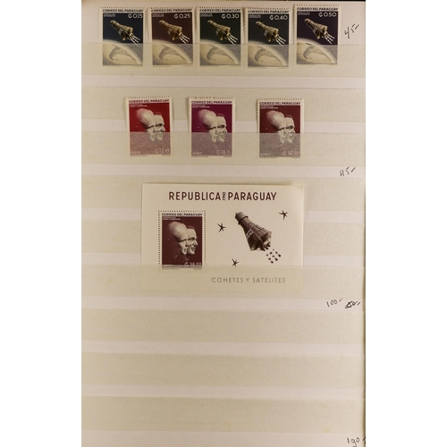 1152 - PARAGUAY 1961 - 1970 NEVER HINGED MINT COLLECTION of sets & miniature sheets, Michel cat €760 (180+ ... 