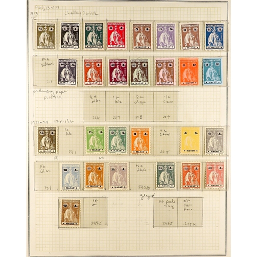 1160 - PORTUGUESE COLONIES MACAO MINT COLLECTION comprehensive for 1884 to 1974, many sets, higher values, ... 