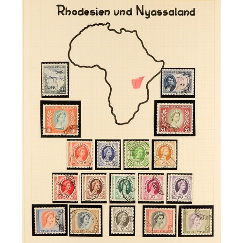 117 - 'THE RHODESIAS' 1892 - 1970 COLLECTION of mint & used (sometimes both) stamps, includes Rhodesia, So... 