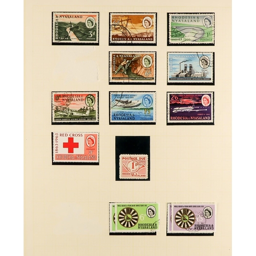 117 - 'THE RHODESIAS' 1892 - 1970 COLLECTION of mint & used (sometimes both) stamps, includes Rhodesia, So... 