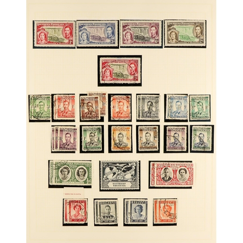 117 - 'THE RHODESIAS' 1892 - 1970 COLLECTION of mint & used (sometimes both) stamps, includes Rhodesia, So... 