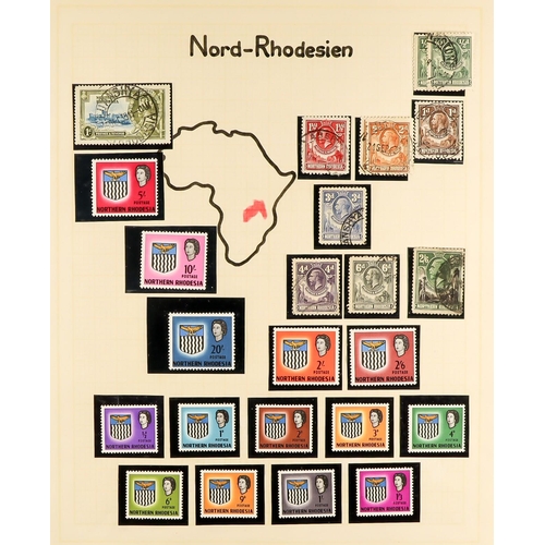 117 - 'THE RHODESIAS' 1892 - 1970 COLLECTION of mint & used (sometimes both) stamps, includes Rhodesia, So... 