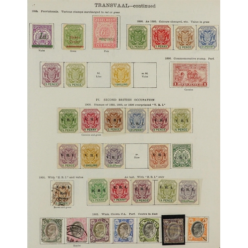 118 - 1840-1915 WORLD COLLECTION IN THE IDEAL ALBUM Mint & used stamps, includes British Commonwealth Aust... 