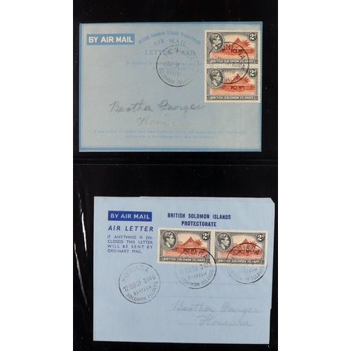 1228 - SOLOMON IS. 1907 - 1980s BOXED COLLECTIONS. A range of stamps and covers which includes 1907 plate p... 