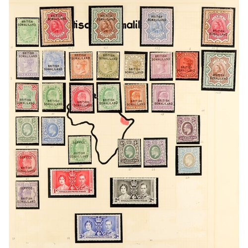 1231 - SOMALIA 1903-1953 FINE MINT COLLECTION on pages, includes 1903 opts at top vals to 2r, 3r & 5r, , 19... 