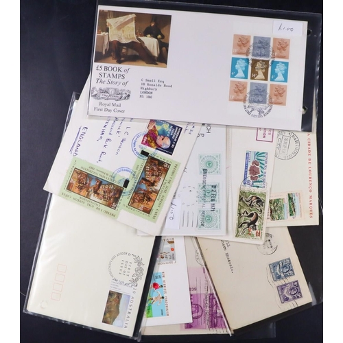 124 - WORLD COVERS & CARDS 20th Century accumulation in three cartons, includes commercial & philatelic ma... 