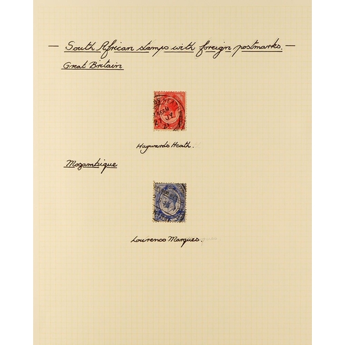 1248 - SOUTH AFRICA 1910 - 1935 FINE USED COLLECTION annotated on pages with shades, watermark varieties, b... 