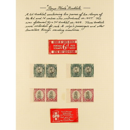 1253 - SOUTH AFRICA 1925 - 1935 SPECIALIZED MINT COLLECTION annotated on pages with many shades, varieties,... 