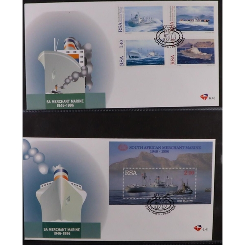 1256 - SOUTH AFRICA FIRST DAY COVERS SOUTH AFRICA & AREAS 1976-1997 collection in seven albums, includes So... 