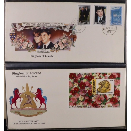 1256 - SOUTH AFRICA FIRST DAY COVERS SOUTH AFRICA & AREAS 1976-1997 collection in seven albums, includes So... 