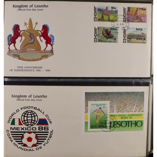 1256 - SOUTH AFRICA FIRST DAY COVERS SOUTH AFRICA & AREAS 1976-1997 collection in seven albums, includes So... 