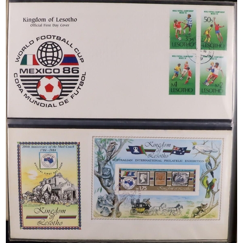 1256 - SOUTH AFRICA FIRST DAY COVERS SOUTH AFRICA & AREAS 1976-1997 collection in seven albums, includes So... 