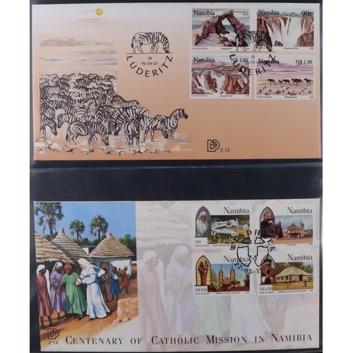 1256 - SOUTH AFRICA FIRST DAY COVERS SOUTH AFRICA & AREAS 1976-1997 collection in seven albums, includes So... 