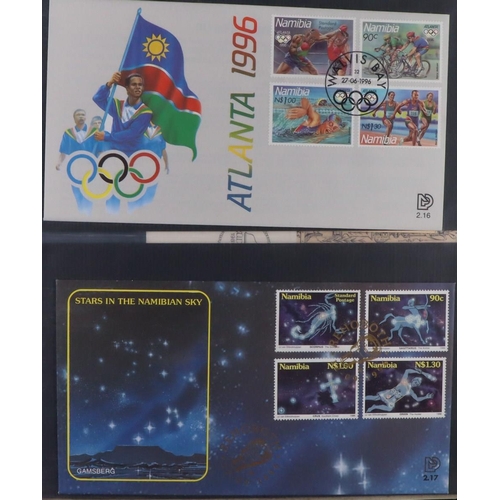 1256 - SOUTH AFRICA FIRST DAY COVERS SOUTH AFRICA & AREAS 1976-1997 collection in seven albums, includes So... 