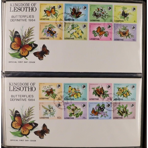 1256 - SOUTH AFRICA FIRST DAY COVERS SOUTH AFRICA & AREAS 1976-1997 collection in seven albums, includes So... 