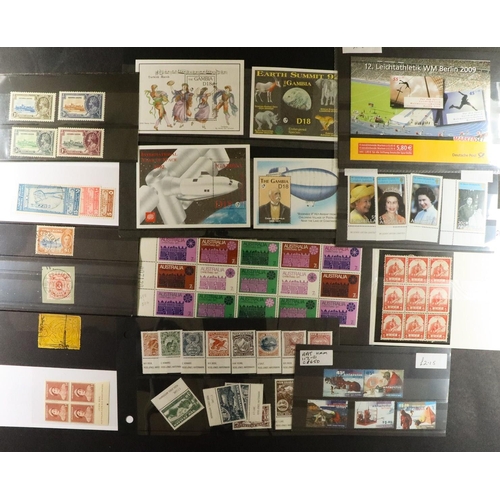 126 - WORLD RANGES ON STOCK CARDS All periods mint (some never hinged) & used stamps in two cartons, mainl... 