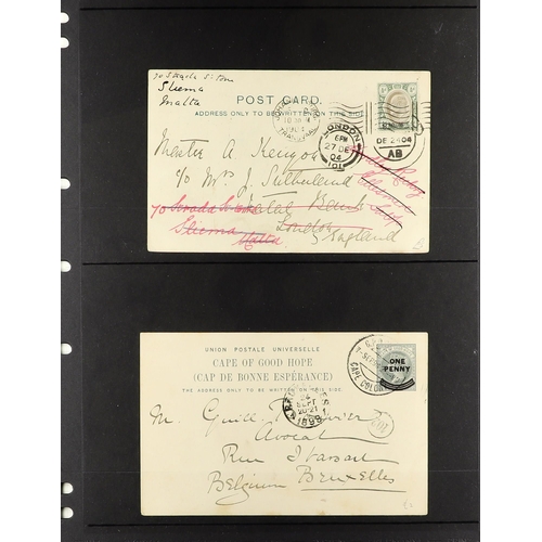 1262 - SOUTH AFRICA POSTAL STATIONERY & COVERS collection of 27 mainly used items from different provinces ... 