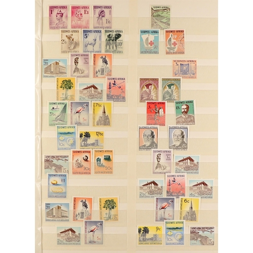 1265 - SOUTH WEST AFRICA 1926 - 1975 COLLECTION of around 300 mint stamps, many sets, chiefly never hinged ... 