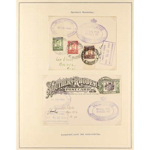 1272 - SOUTHERN RHODESIA 1924 - 1964 USED COLLECTION on album pages, the highly complete for the stamps plu... 