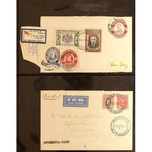 1275 - SOUTHERN RHODESIA 1931 - 1953 COVERS range of 21 items. Lot 1275 (M) [b]