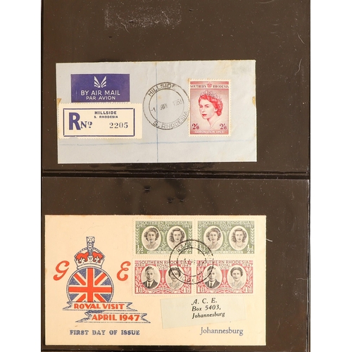 1275 - SOUTHERN RHODESIA 1931 - 1953 COVERS range of 21 items. Lot 1275 (M) [b]