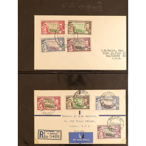 1275 - SOUTHERN RHODESIA 1931 - 1953 COVERS range of 21 items. Lot 1275 (M) [b]