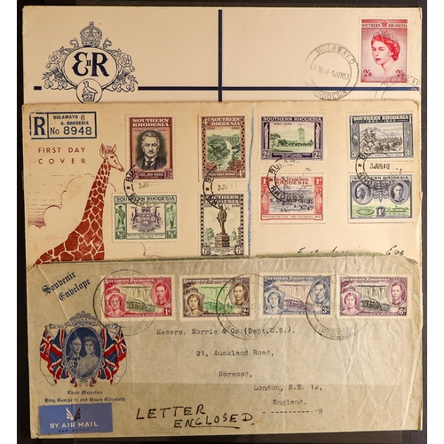 1275 - SOUTHERN RHODESIA 1931 - 1953 COVERS range of 21 items. Lot 1275 (M) [b]