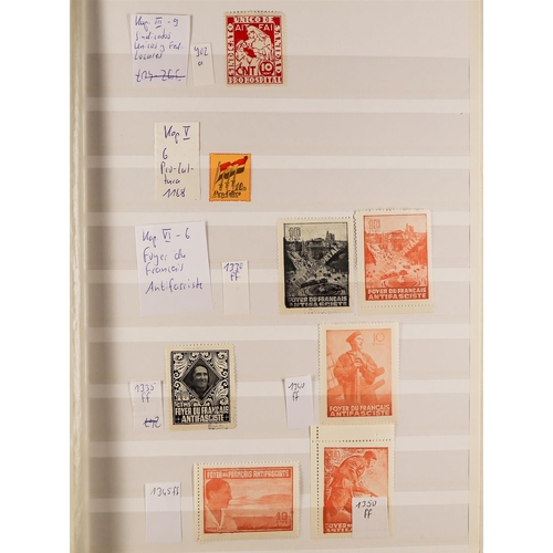 1277 - SPAIN 1936 - 1939 CIVIL WAR COLLECTION of mint stamps, note Alicante, Baleares, Barcelona (with mini... 