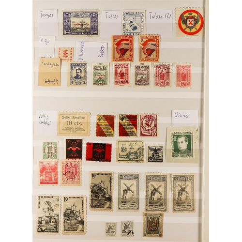 1277 - SPAIN 1936 - 1939 CIVIL WAR COLLECTION of mint stamps, note Alicante, Baleares, Barcelona (with mini... 