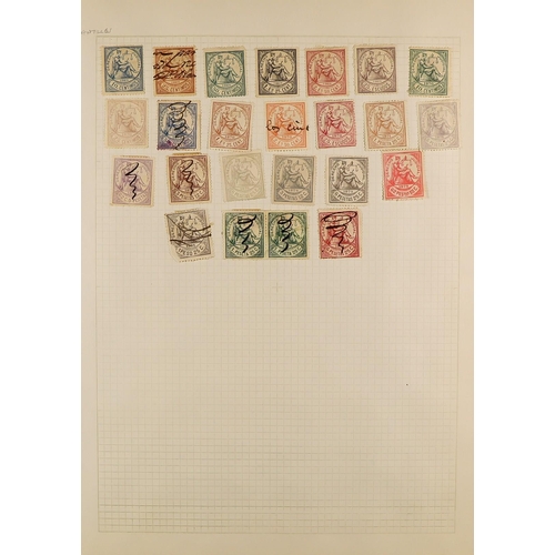 1280 - SPAIN REVENUE STAMPS, WITH COLONIES. Collection of chiefly 19th century revenue stamps in album. SPA... 