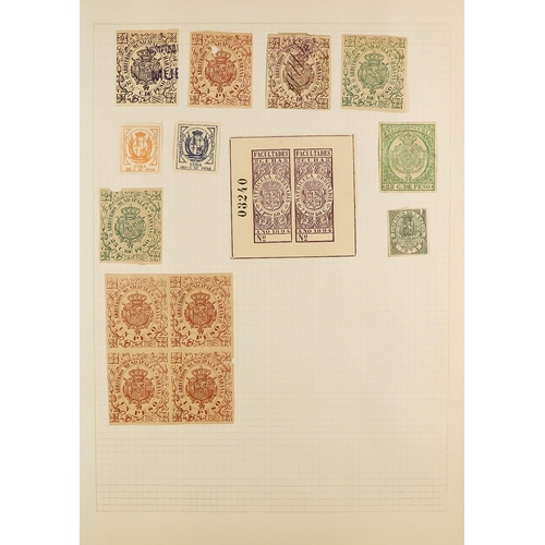 1280 - SPAIN REVENUE STAMPS, WITH COLONIES. Collection of chiefly 19th century revenue stamps in album. SPA... 