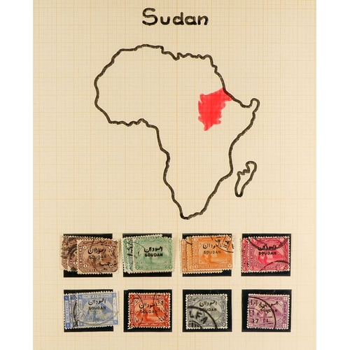 1285 - SUDAN 1897 - 1969 COLLECTION of around 450 mint & used (often both) stamps, includes 1897 set, 1898 ... 