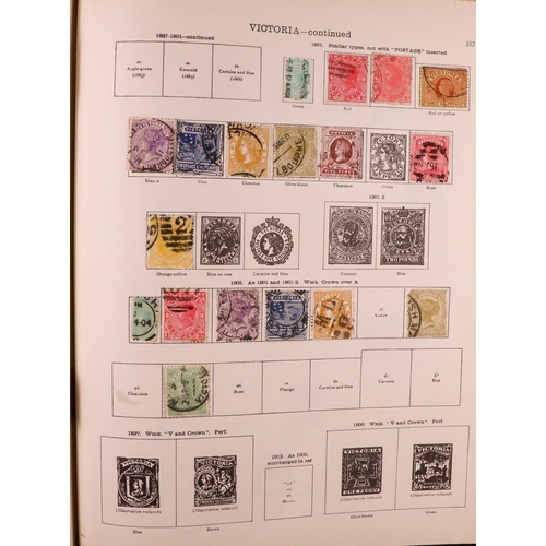 130 - BRITISH EMPIRE 1841-1936 mint & used collection in New Ideal album, some mixed condition as usual. (... 