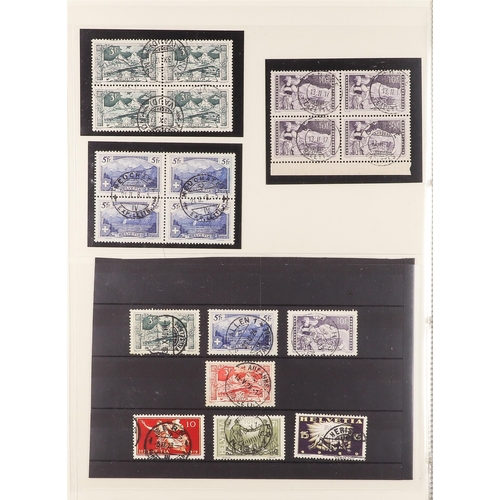 1306 - SWITZERLAND 1850 - 1950 USED COLLECTION in album, comprehensive with many sets, Michel stc €5400+ (8... 