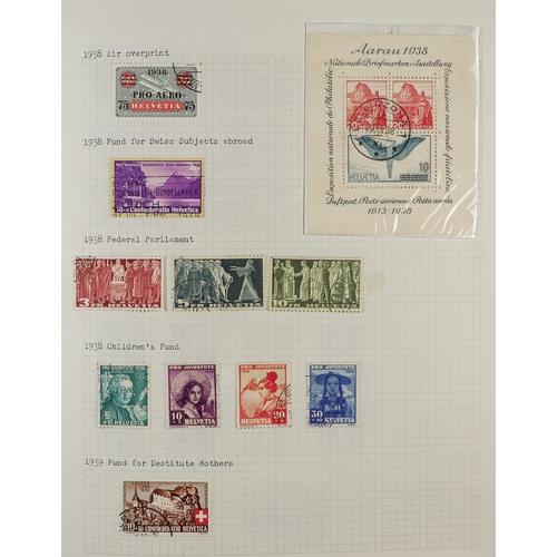 1307 - SWITZERLAND 1854-2020 COMPREHENSIVE COLLECTION in album, mint & used, from 2010 onwards only mint wi... 