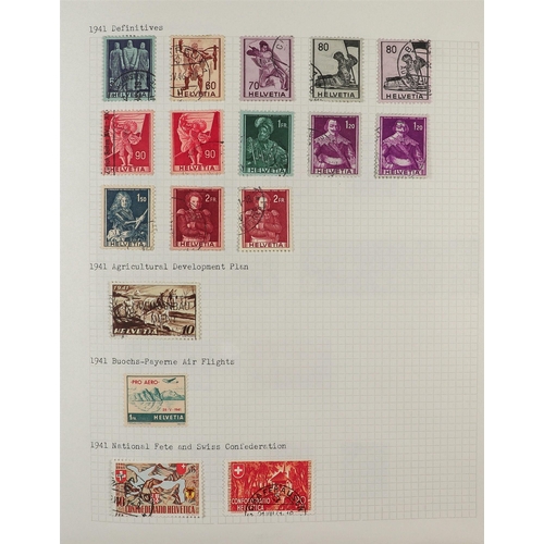 1307 - SWITZERLAND 1854-2020 COMPREHENSIVE COLLECTION in album, mint & used, from 2010 onwards only mint wi... 