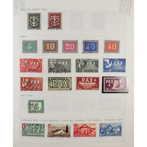 1307 - SWITZERLAND 1854-2020 COMPREHENSIVE COLLECTION in album, mint & used, from 2010 onwards only mint wi... 