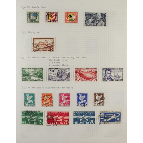 1307 - SWITZERLAND 1854-2020 COMPREHENSIVE COLLECTION in album, mint & used, from 2010 onwards only mint wi... 