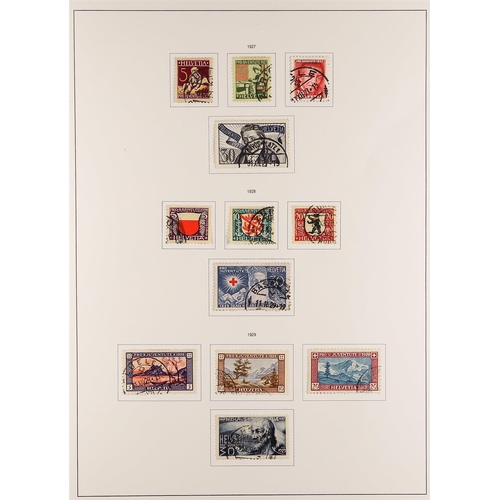 1314 - SWITZERLAND 1923 - 1968 PRO-JUVENTUTE used collection of 200+ stamps & 2 miniature sheets, note the ... 