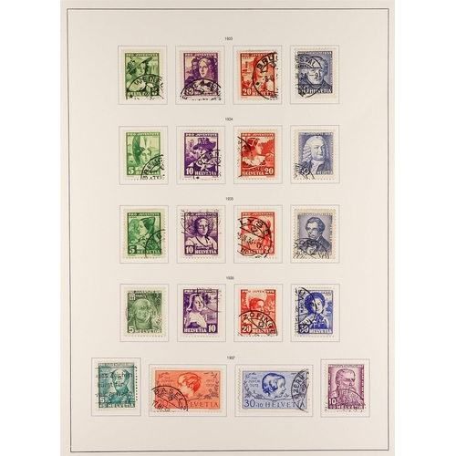 1314 - SWITZERLAND 1923 - 1968 PRO-JUVENTUTE used collection of 200+ stamps & 2 miniature sheets, note the ... 