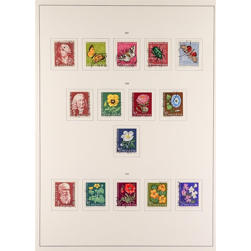 1314 - SWITZERLAND 1923 - 1968 PRO-JUVENTUTE used collection of 200+ stamps & 2 miniature sheets, note the ... 