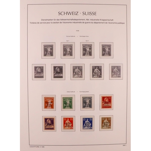 1316 - SWITZERLAND EX DEALER'S BOX OF COLLECTIONS from various sources. Includes Standing Helvetas, 1913-19... 