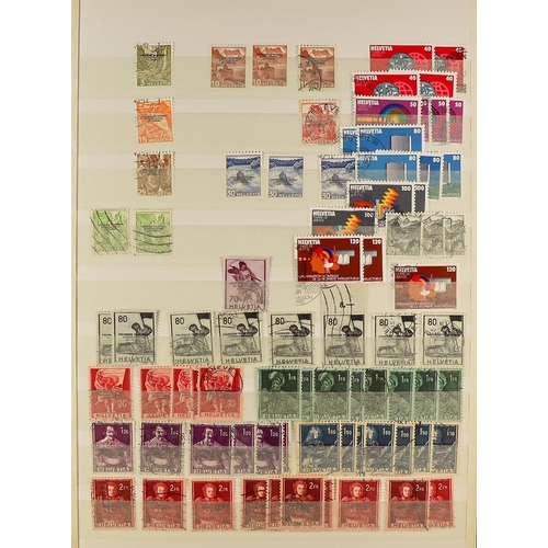 1318 - SWITZERLAND INTERNATIONAL ORGANISATION STAMPS 1922 - 1960's mint and used stamps in 2 albums, Societ... 