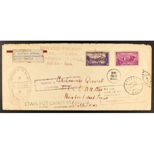 1332 - TONGA 1901 - 1947 COVERS collection of 25 items includes 1901 to England with 