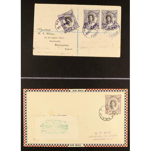 1332 - TONGA 1901 - 1947 COVERS collection of 25 items includes 1901 to England with 