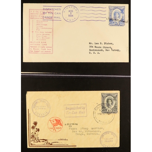 1332 - TONGA 1901 - 1947 COVERS collection of 25 items includes 1901 to England with 