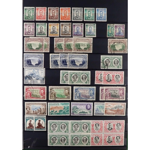 136 - COMMONWEALTH 19th Century to 1950's mint & used stamps in four stockbooks, includes Bechuanaland 193... 