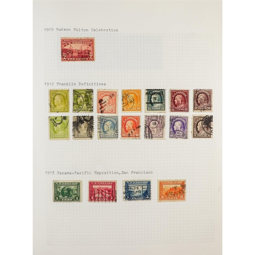 1368 - UNITED STATES 1851-2016 MOSTLY USED COLLECTION in two albums, seems to be highly complete from 1920'... 