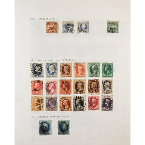 1368 - UNITED STATES 1851-2016 MOSTLY USED COLLECTION in two albums, seems to be highly complete from 1920'... 